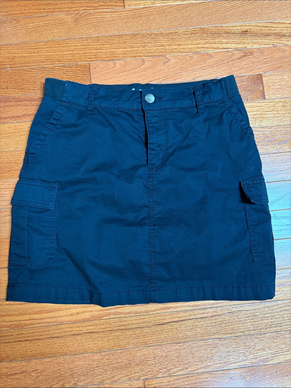 Lee Black Skort Cargo Skirt 10 medium